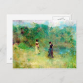 1890年夏 ポストカード (正面/裏面)