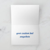 1890年頃のアメリカ国旗の写真と引用文 カード (内部)