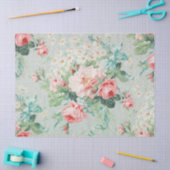 1890花のイラストレーション 薄葉紙 (クラフト)