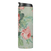 1890英国ヴィンテージファブリックバラとデイジー タンブラー (回転右)