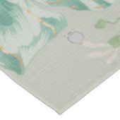 1890英国ヴィンテージファブリックバラとデイジー テーブルクロス (アングル)