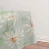 1890英国ヴィンテージファブリックバラとデイジー テーブルクロス (インサイチュ)