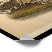 1890鳥プリントウィルソンズスナイペ ポスター (角)