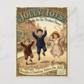 1890 ビンテージ ジョリー・トッツ 衣類 広告 ポストカード (正面)