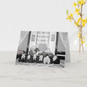 1890 WHAT TO DO ON YOUR誕生日EDWARDIAN PHOTO カード (黄色い花)