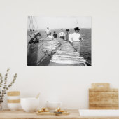 1890s Fishing ポスター (キッチン)