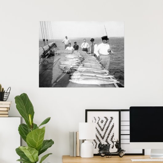 1890s Fishing ポスター (ホームオフィス)