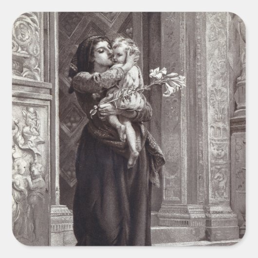 1891年の彼のフェート・デイ スクエアシール (正面)
