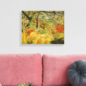 1891年の熱帯性嵐の虎 キャンバスプリント (インサイチュ (リビング))