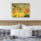 1891年の熱帯性嵐の虎 キャンバスプリント (インサイチュ (寝室))