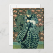 1891年の牧師 ポストカード (正面/裏面)