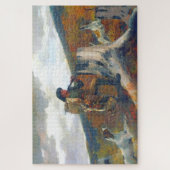 1891年頃の猟師と犬のウィンズローホームマー ジグソーパズル (縦)