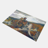 1891年頃の猟師と犬のウィンズローホームマー ドアマット (アングル)