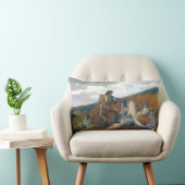 1891年頃の猟師と犬のウィンズローホームマー ランバークッション (椅子)