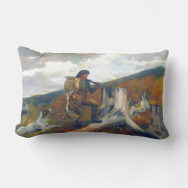 1891年頃の猟師と犬のウィンズローホームマー ランバークッション