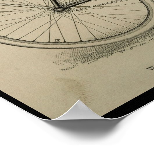 1892ヴィンテージ観光客サイクリングマガジンアドポスター ポスター (角)