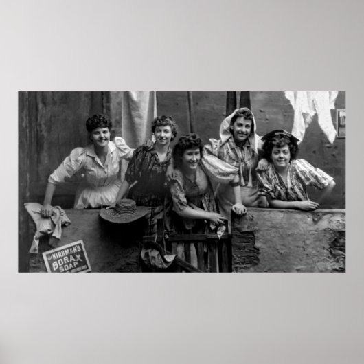 1892年の洗濯の日を楽しむ ポスター (正面)