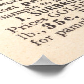 1892年のSurbrug's Golden Scepter Pipe Tobacco Ad ポスター (角)