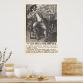 1892年のSurbrug's Golden Scepter Pipe Tobacco Ad ポスター (キッチン)