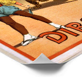 1892年王室のサーカス日本のヴィンテージ ポスター (角)