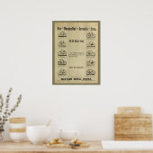 1893ヴィンテージサイクリング雑誌Ad Art Poster ポスター (キッチン)