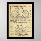 1893ヴィンテージサイクリング雑誌Ad Art Poster ポスター (正面)
