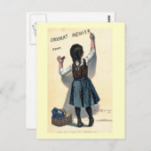 1893ヴィンテージフランスのチョコレートアド ポストカード (正面/裏面)