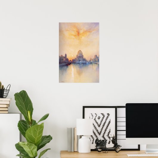 1893年のシカゴ万国博覧会のポスター絵画。 ポスター (ホームオフィス)