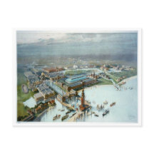 1893年コロンビア博覧会の鳥瞰図