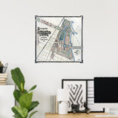 1893年シカゴ万国博覧会の地図，アメリカ合衆国 ポスター (ホームオフィス)