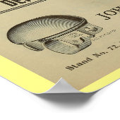 1893年ヴィンテージ電灯雑誌・アートポスター ポスター (角)