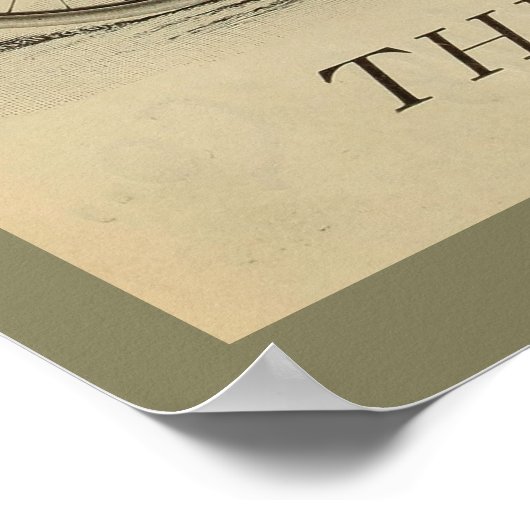 1893 ヴィンテージ自転車マガジン広告アートポスター ポスター (角)