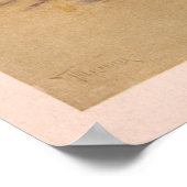 1894カラーサイクリックスアドアートプリントガールビーチ ポスター (角)