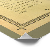 1894スターンズヴィンテージ自転車広告アートポスター ポスター (角)