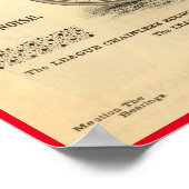 1894リーグチェーンレスセーフティーズ自転車ポスター ポスター (角)