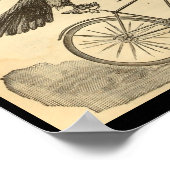 1894ヴィンテージイーグル自転車誌アドアートポスター ポスター (角)