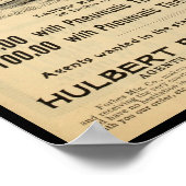 1894威厳のあるライトロードスター自転車広告アートポスター ポスター (角)