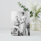 1894年のロシアとツァリーナ・アレクサンドラの皇帝 ポストカード (スタンド正面)