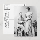 1894年のロシアとツァリーナ・アレクサンドラの皇帝 ポストカード (正面/裏面)