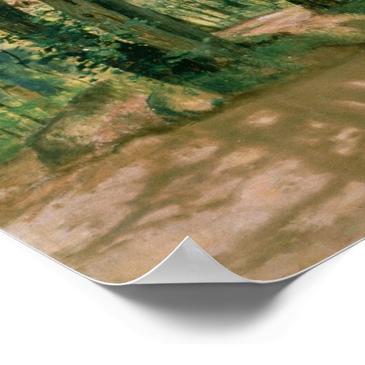 1894年の夏のコテージ ポスター (角)