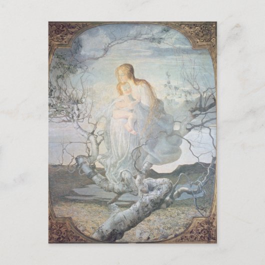 1894年の天使 ポストカード (正面)