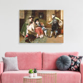 1894年の怪談(パネル油) キャンバスプリント (インサイチュ (リビング))