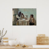 1894年ヘンリー・オッサワ・タナーの感謝祭 ポスター (キッチン)