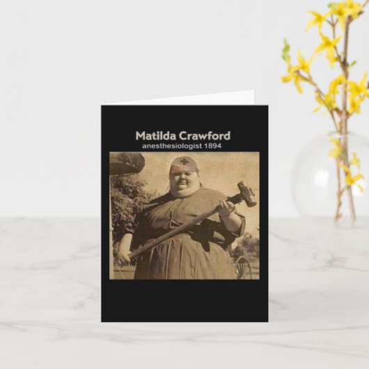 1894年麻酔学 カード (黄色い花)