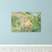 1894年、ロッシュプレートの庭で キャンバスプリント (インサイチュ (ウッドフロア))