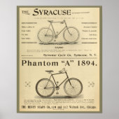 1894 Phantom A Bicycle Ad Artポスター ポスター (正面)