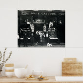 1895シカゴサロン&ビリヤード・パーラー ポスター (キッチン)