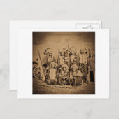 1895バッファローのビル野生の西ショースーチーフ ポストカード (正面/裏面)