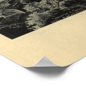 1895プロビデンスRI鳥瞰図パノラママップ ポスター (角)