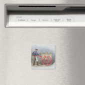 1895年のアイスクリーム販売者 マグネット (インサイチュ (食洗機))